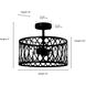 Arelyn 1 Light 13 inch Painted Modern Gold Indoor Semi-Flush Ceiling Light